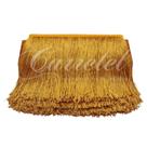 Franja de seda 30 cm/larg c/10 mts ouro peça