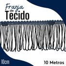 Franja De Tecido Azul Marinho - 10Mm Rolo Com 10 Metros - Nybc