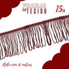 Franja De Tecido Bordo - 15Mm Rolo Com 10 Metros - Nybc