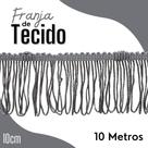 Franja De Tecido Gelo - 10Mm Rolo Com 10 Metros - Nybc