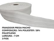 Franzidor para Confecção de Cortinas Prega Macho - Branco - 50 Metros