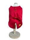 Fraque Natal Lovely Vermelho para cachorro e gato