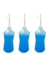 Frasco Almotolia 500ml Bico Reto Graduado Kit com 3Und