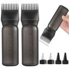 Frasco aplicador Root Comb FXSPLCZ, pacote com 2 unidades para tintura de cabelo Frasco aplicador Root Comb FXSPLCZ, pacote com 2 unidades para tintura de cabelo