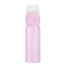 Frasco Aplicador Tinta Cabelo Com Pente Ideal Para Raiz Fácil de Usar Em Casa ou Salão Sem Sujeira Com Medida