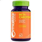 Frasco Betacaroteno Suplemento Alimentar Natural Óleo de Cenoura Vitamina - 60 Capsulas Duom