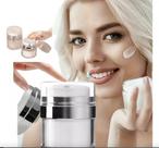 Frasco Creme Vácuo Bomba Pump Recarregável Kit 2 Pç