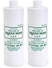 Frasco de 2 x 240 ml e 8 onças para sabonete verde Tattoo Medical Supply