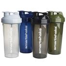 Frasco de agitador de proteína Smartshake Lite, pacote com 4, 800 ml, sem BPA