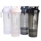 Frasco de agitador de proteína Smartshake Slim, pacote com 4 unidades de armazenamento, 400 ml