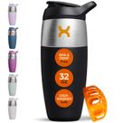 Frasco de agitador de proteínas Promixx 950ml à prova de vazamentos sem BPA