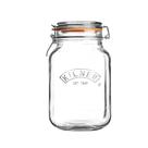 Frasco de armazenamento de alimentos Kilner Square Clip Top 1,5 L