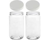 Frasco de armazenamento JARMING COLLECTIONS Frascos de vidro de 950 ml x2 Frasco de armazenamento JARMING COLLECTIONS Frascos de vidro de 950 ml x2