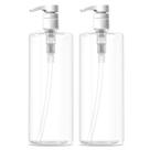 Frasco de bomba Bar5F 1L (pacote com 2) Crystal-Clear sem BPA
