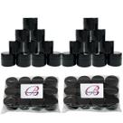 Frasco de Embalagem Beauticom 7ml (Preto) - Pacote com 24 Unidades para Comprimidos e Pomadas