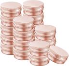 Frasco de lata de alumínio BallHull 120 ml com tampa de rosca, ouro rosa, 20 unidades
