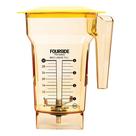 Frasco de liquidificador de reposição Blendtec FourSide 75 onças amarelo