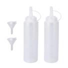 Frasco de molho Katfort 240ml Plastic Squeeze Ketchup, pacote com 2