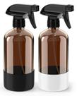 Frasco de spray Bontip Glass com capa de silicone, 500 mL, pacote com 2