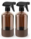 Frasco de spray Bontip Glass com capa de silicone, 500 mL, pacote com 2