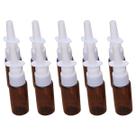 Frasco de spray nasal Healifty 15 mL, âmbar recarregável, 10 unidades Frasco de spray nasal Healifty 15 mL, âmbar recarregável, 10 unidades