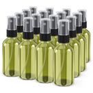 Frasco de spray Wedama 120mL Fine Mist Glass, pacote com 16 unidades, verde oliva