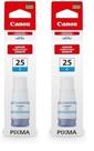 Frasco de tinta Canon GI-25 Cyan 37mL (pacote com 2) para MAXIFY GX2020 Frasco de tinta Canon GI-25 Cyan 37mL (pacote com 2) para MAXIFY GX2020
