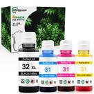 Frasco de tinta compatível com HP Smart Tank 7602 7301 6001 5103 5101 5000 5102 757 7601 7601 755 6002 7302 7001 Smart Tank Plus 551 651 455 457 450