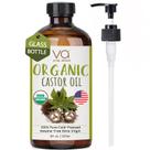 Frasco de Vidro 240ml para Óleo de Rícino - Prensado a Frio - Orgânico - Vital Affair