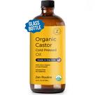 Frasco de Vidro 480ml para Óleo de Rícino - Zen Routine - Prensado a Frio