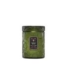 Frasco de vidro Candle Voluspa Temple Moss, mistura de cera de coco de 163 ml