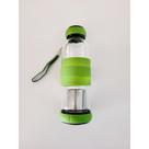 Frasco de vidro com infusor 420mL para chá e infusão