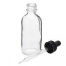Frasco de Vidro Conta Gotas Transparente 120ml 10 Unidades
