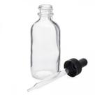 Frasco de Vidro Conta Gotas Transparente 60ml 20 Unidades