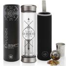Frasco de vidro de parede dupla Thermos Teabloom Explorer 400ml