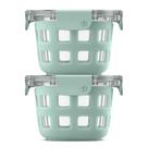Frasco de Vidro Ello Duraglass - Pacote com 2 Unidades de 500ml com Tampas Frasco de Vidro Ello Duraglass - Pacote com 2 Unidades de 500ml com Tampas