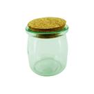 Frasco de Vidro Hermético Redondo com Tampa de Garrafa 150ml