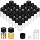 Frasco de vidro Lallisa 100 unidades transparentes de 2 mL com tampa de rosca e tampa