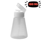Frasco Dosador Porta Acetona 180ml com Válvula Pump