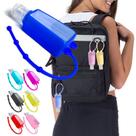 Frasco flip top de plastico para viagem revestido de silicone colors 30ml cvd