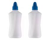Frasco Limpador Nariz Lavador Para Lavagem Nasal 250ml Kit C/2 Frasco Limpador Nariz Lavador Para Lavagem Nasal 250ml Kit C/2