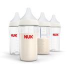 Frasco NUK Perfect Match 2 em 1, anticólica natural, 240 ml, pacote com 4
