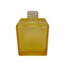 Frasco para aromatizador de Vidro Cubo - Fosco Ouro - 250ml - 1 unidade - Rizzo