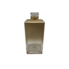 Frasco para aromatizador de Vidro Quadrado - Square Ouro - 250ml - 1 unidade - Rizzo