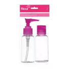 Frasco para Viagem Kit com 2 Unidades Ricca Frasco para Viagem Kit com 2 Unidades Ricca