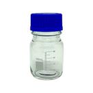 Frasco Reagente de Vidro Boro 3.3 C/ Tampa de Rosca PP Azul - Global Trade