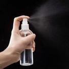 Frasco Spray Transparente 100ml De Plástico Mini Recipiente Vazio De Armazenamento Recarregáveis