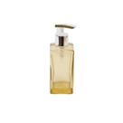 Frasco Square 250ml Mel Válvula Prata para Sabonete/Álcool em Gel