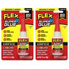 Frasco Super Glue Flex Liquid de 20 g, pacote com 2 unidades Clear Instant Bond