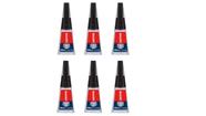 Frasco Super Glue Loctite Liquid Longneck de 10 ml, pacote com 6